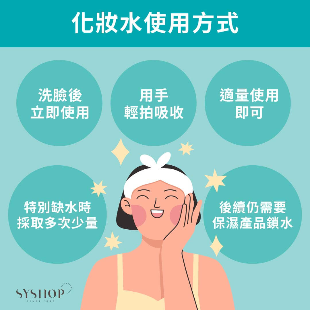 化妝水使用方式